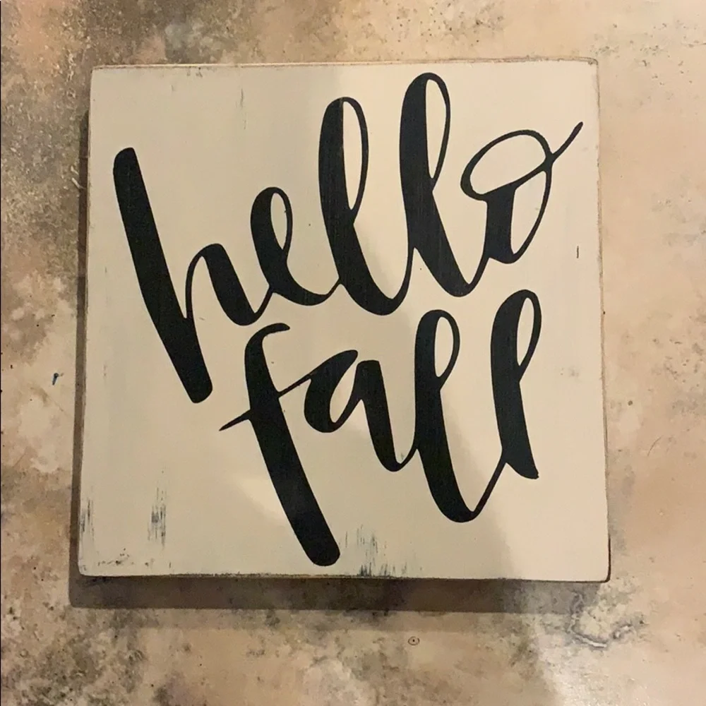 Handmade painted Fall decor